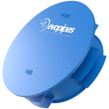 Evopipes gala vāks EVOCAB caurulēm D=110mm zils, 8