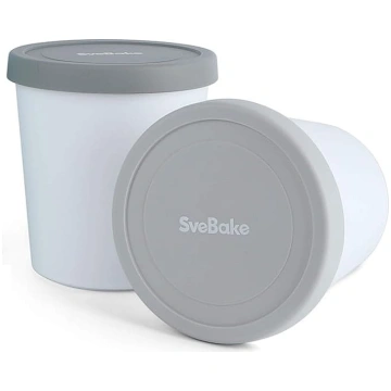 SveBake 1 litra saldējuma trauciņi saldējumam 2 pu
