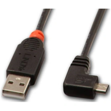 USB 2.0 A /Micro-B 90 0 5m Mini-B Stecker rechts g