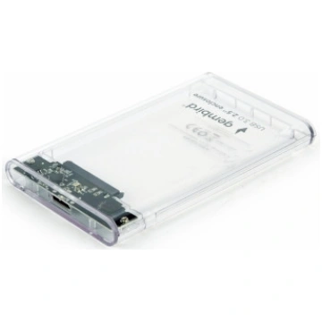 Gembird HDD/SSD enclosure 2.5 SATA USB 3.0 Transpa