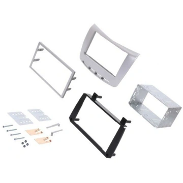 Radio frame; Lancia; 2 DIN; silver | RAM-40.531.5 