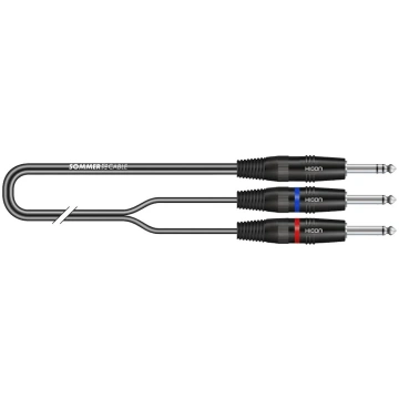 Patch cable, balanced SC-Onyx, 1 x 0,25 mm² | jack