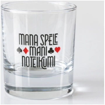 Dadzis, viskija glāze, 200ml, "Mana spēle, mani no