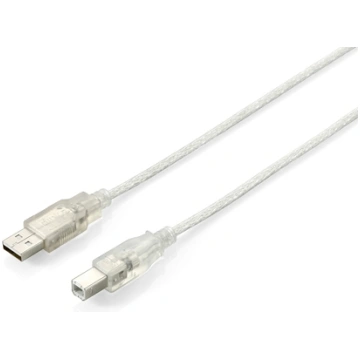 Equip USB 2.0 Type A to Type B Cable, 3.0m , Trans