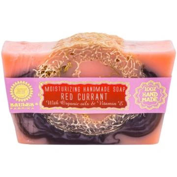 Glicerīna ziepes ar lufu 100g RED CURRANT Saules F