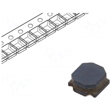 Wire | 4x4mm | SMD | 10uH | Ioper: 1.6A | Resist: 