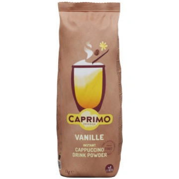 Šķīstošais cappuccino pulveris uz kakao bāzes ar v