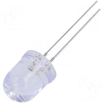LED | blue | 10mm | 4200÷5800mcd | 30° | Front: co