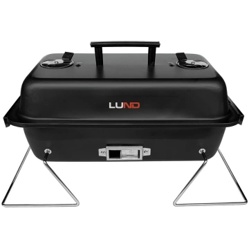 A portable tourist grill with folding legs | 41 X 