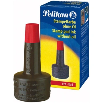 Tuša 28 ml, sarkana Pelikan