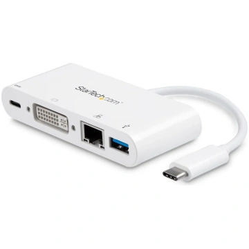 Dokstacija StarTech USB C Multiport Adapter to DVI