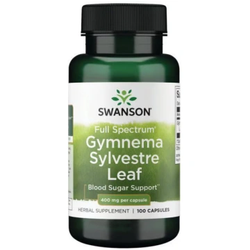 SWANSON GYMNEMA SYLVESTRE LEAF 400 MG 100 capsules