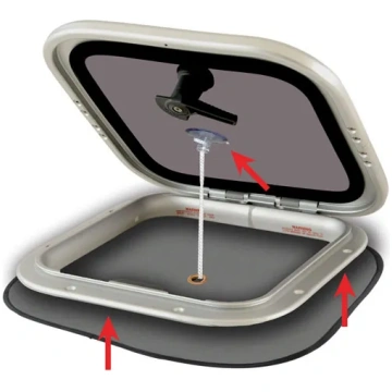Mosquito net for hatches, small (125-1405) Waterli
