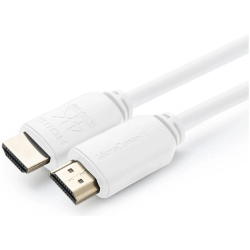 MicroConnect HDMI Cable 4K, 7.5m white MC-HDM19197