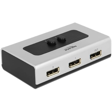 Delock DisplayPort 1.4 Switch 2 port manual | 8766
