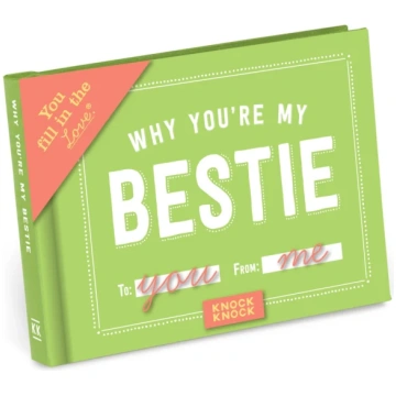 Knock Knock Why You"re My Bestie Book Fill in the 