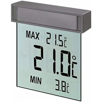TFA Digital window thermometer VISION (silver/tran