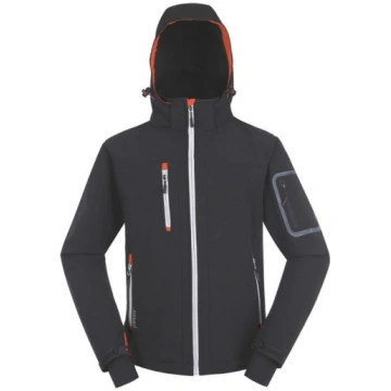 Jaka ar kapuci PESSO Softshell Acropolis, pelēka, 