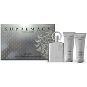 Afnan Supremacy Silver Gift set EDP 100 ml, shower