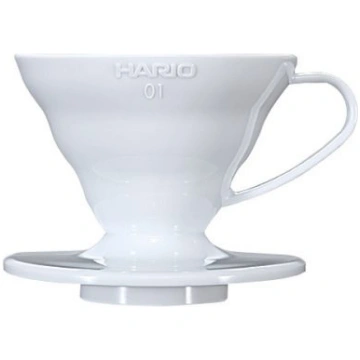 Plastmasas kafijas filtrs Hario V60-01 White