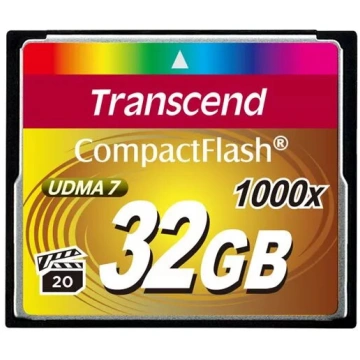 Zibatmiņa Transcend 32GB CompactFlash 1000x TS32GC