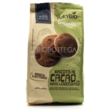Biscotti Vegan al Cacao con Gocce di Cioccolato Yu