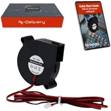 AZDelivery 4x 5015 DC 24V ventilators Centrbēdzes 