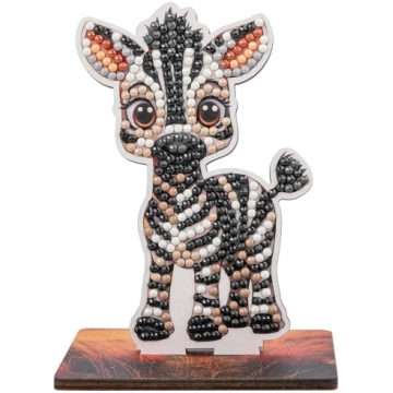CRYSTAL ART Zebra savvaļas dzīvnieku draugu komple