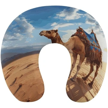 CAMEL ceļojuma spilvens kakla balsts Memory Foam U