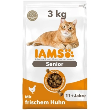 IAMS Senior sausā barība kaķiem ar vistu – sausā b