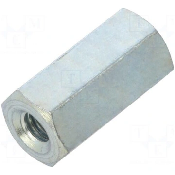 Screwed spacer sleeve | Int.thread: M3 | 12mm | he