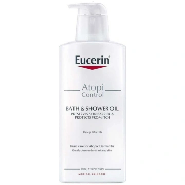 EUCERIN AtopiControl Vannas un dušas eļļa 400 ml