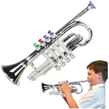 Rotaļlieta – trompete, pūšaminstruments bērniem, a