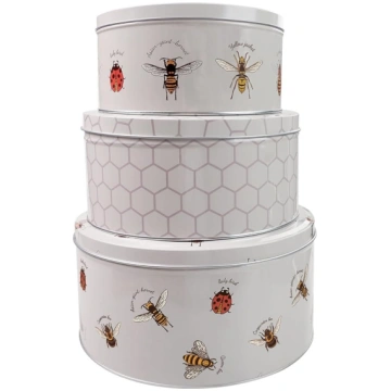 Home-Kitchen-Pets 3 apaļu hermētisku kārbu komplek