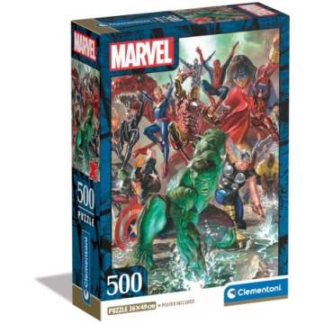 CLEMENTONI MARVEL puzle, 500 gab., 35546 CLEMENTON
