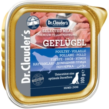 Dr.Clauder's Selected Meat Mājputns (PreBioti