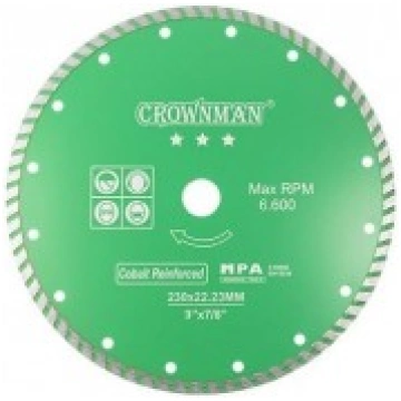 Crownman dimanta griešējdisks - TURBO 3*
