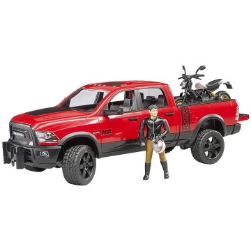 Rotaļu visurgājējs Bruder Ram 2500 Power Wagon Wit