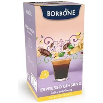 Dosettes ESE 44 mm café au ginseng Borbone filtre 