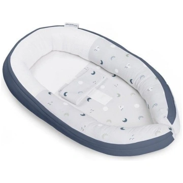 Doomoo Baby Cocoon mazuļu ligzdiņa krāsa Blue Grey