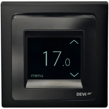 Termostats Devi DEVIreg Touch, padziļinājumā, meln