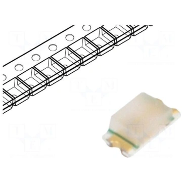 LED | red | SMD | 0603 | 16÷40mcd | 2.2VDC | 1.6x0