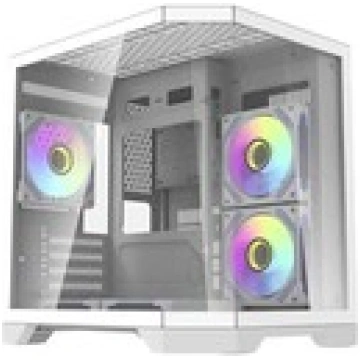 Darflash FT350 computer case + 5 aRGB fans (white)