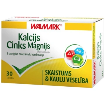 Uztura bagātinātājs Walmark Kalcijs-magn.-cinks ta