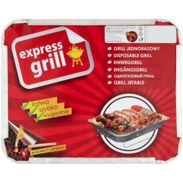 EXPRESS GRILL - Vienreizējais Grills Ērti un Ātri