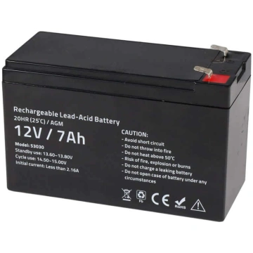 Gēla baterija 12V 7 Ah Fencee Solar DUO