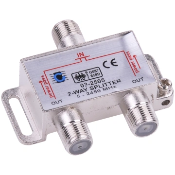 2-way splitter 5-2450 MHz CABLETECH ZLA0635