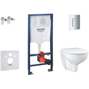 Grohe Solido - Komplekts: tualetes poda rāmis, tua