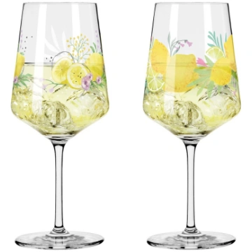 Ritzenhoff - Sommertau Wineglass 2-P Limoncello - 