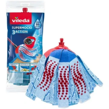 VILEDA SUPERMOCIO 3ACTION VELOUR ieliktnis